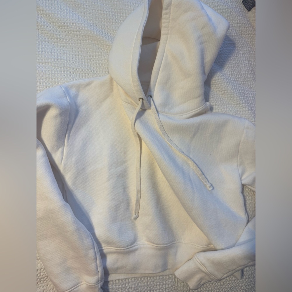 J. Crew Cream Hoodie